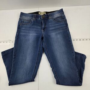 Democracy blue denim jeans‎ slim skinny ankle 4602 womens 8 medium wash